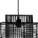 Interiors by Premier Pendant Light Jaya Rattan Black image 4