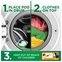Ariel Platinum PODS, Washing Liquid Laundry Detergent Capsules, Cool Cotton, 44 Washes image 2
