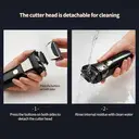 Sparoma Men's Electric Shaver– Dual Floating Blades, Digital Display, Wet & Dry Use, Type-C Rechargeable, Smart Motor, IPX6 Waterproof,  FK-608 image 8