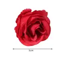 Wei’s Moment 20Pcs Artificial Flowers Roses, Real Touch
 Foam Roses, Fake Flowers Rose for DIY Wedding Bridal Bouquets Baby Shower Table Centerpieces Home Decorations, Cream Red image 4