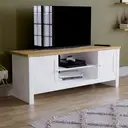Vida Designs TV Unit Arlington White/Oak Effect image 0