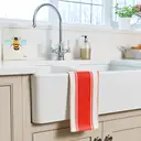 Dexam Tea Towel Love Colour Striped 100% Cotton Scarlet Red 45x70cm image 2