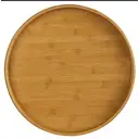 5five Ronde Bamboe Dienblad - 40 cm, Bruin image 1