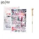 Lot de 2 Carnets Thème Journal des Forces du Mal Harry Potter & Stylo Baguette de Lord Voldemort – Collection Officielle Wizarding World Papeterie Exclusive Cadeau image 0