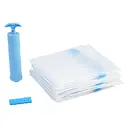 6 Pack Extra Large Vacuum Storage Bags (100×80cm), Reusable Space Saver Bags for King Size Bedding and Jumbo Items image 0