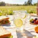 Ju7cer   Glass Cup   Tea Glasses Drinking Glasses Coffee Glass 350ml 1pc image 0