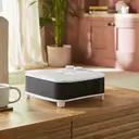 Morphy Richards HeatFlux 2kW Flat Fan Heater – White, Adjustable Thermostat, 825100 image 1