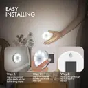 VIVREAL 3 Packs Motion Sensor Lights Indoor Rechargeable Wireless Wall Light LED Stair Night Lights Lamps with Auto/On/Off, New Year Sale , Top gift picks image 3