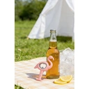 Maison by Premier Pink Flamingo Bottle Opener, Robust Silicone Easy Bottle Opener, Unique Bottle Opener with Metal Key image 2