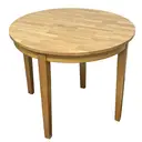 Dining & Console Table Hanover Round/Half Moon Extendable Oak D:90cm image 2