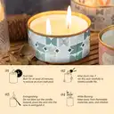 Zooly Bougie parfumée en pot - Fleur de prunier japonais, 120 g, 1 pièce image 5