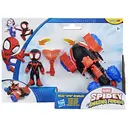 Spidey and his Amazing Friends Techno Racer Vehicle and 3 inch Miles Morales Figure image 7