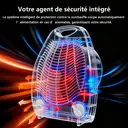 Totopia FH-388Q Radiateur d'appoint chauffant soufflant - 2000 W  image 8