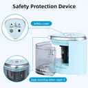 tenwin Electric Pencil Sharpener, Double Hole Battery Operated, for 6-12mm No. 2 / Coloured Pencils, Blue image 3