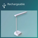 Philips Table Lamp Tilpa LED USB Rechargeable 3 Brightness Settings 18W White image 7