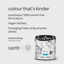 Crown Matt Emulsion Chalk White 2.5L image 7