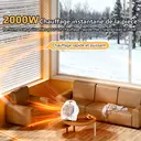 Totopia FH-388Q Radiateur d'appoint chauffant soufflant - 2000 W  image 4