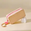 Trousse de Maquillage Portable en Silicone JORDAN&JUDY Colorblock 20×12×8cm - Kaki 1 pc image 2