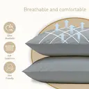 LeBonsoir Basics 50x75cm Pillowcases Set of 2， Super Soft Easy Care Microfiber，Envelope Closure， Light Gray， Pillows Not Included image 4