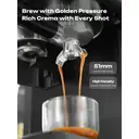 HiBREW H20 All-in-One Coffee Machine with Built-in Grinder, Dual Hot & Cold Extraction, 20-Bar Pressure, 20-Level Grind Adjustment, Steam Wand for Latte, 1.8L Water Tank, Smart Touch Control image 5
