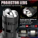 ENdureLite H4 High and Low Beam, Plug & Play, H4 LED Light Bulbs, 13,000LM Brighteness ,Efficent Cooling System, Pack of 1 image 4