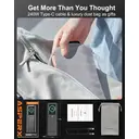 AsperX Laptop Power Bank, 165W 20,000mAh, Retractable Cables, Aluminum Alloy Unibody Portable Charger Power Bank, Battery Bank for MacBook Pro/Air/iPhone 17/iPad Pro/S25 Ultra/Dell/HP(TSA-Approved) image 8