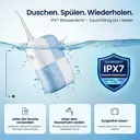 [Sommerangebote - Kostenlose Lieferung am nächsten Tag] Bair Care V6 tragbare Munddusche im Taschenformat mit innovativem Magnet-Wassertank, Druck-Sprühmodus, 30 Tage Akkulaufzeit, über USB aufladbar, IPX7 wasserdicht, ideal für Reisen, Zuhause & tägliche Mundpflege image 5