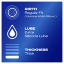 Durex Regular Fit Originals Extra Safe Condoms 6 Condoms image 2
