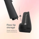 Ordo Hydro Water Flosser, Cordless Waterproof Oral Irrigator, 3 Pressure Settings, Portable, Rechargeable Electric Sonic Flosser, Charcoal Grey image 4