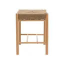 Interiors by Premier Stool Bandar Beech Wood & Hemp Rope Natural image 1