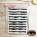 MeoMagic - Extensions de cils pré-collées (pince à épiler non incluse) - 10 lignes - 120 pièces - F41 image 0