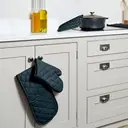 Dexam Single Oven Glove Love Colour 100% Cotton Ink Blue image 9