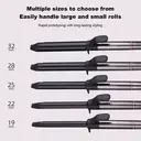 Sunluxy 1097A Curling Tongs, Black 32mm Curling Iron with Digital Display, 4 Adjustable Heat Settings, Fast PTC Heating for Home Hair Styling, UK plug image 2