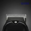 RAF Tondeuse professionnelle sans fil 5W puissante, écran LED, lame en acier au carbone, kit de coiffage pour hommes, coiffeur à domicile image 4