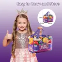 81-Piece Cutting Play Set with Storage Bag image 4