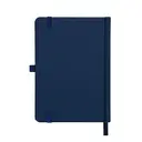 Jubiluu Carnet cartonné A6 premium avec marque-page, pages lignées, 100 g/m² - Bleu marine foncé image 1