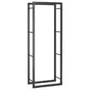 Vertical Firewood Storage Rack Sturdy Metal Log Holder Large-Capacity Freestanding Organizer for Fireplace Patio Home image 0