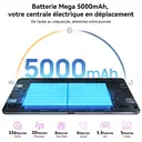 Tablette TABWEE T20 10,1 pouces, 24 Go (8 + 16) de RAM + 256 Go de ROM/2 To TF, Gemini AI, processeur T606 octa-core + appareil photo 8 Mpx, batterie 5 000 mAh, Widevine L1, tablette 2-en-1 avec clavier/souris/stylet image 6