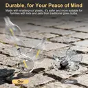 Vivreal G40 Decorative String Lights – 20M (66 ft) 23 Shatterproof Bulbs， Dimmable & Connectable Outdoor Fairy Lights, New Year Sale , Top gift picks image 3