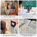 Tablette Blackview Tab 90 WiFi 10,1 pouces, Android 15, 12 Go (4+8) de RAM + 128 Go de ROM (1 To via carte TF), batterie de 8 200 mAh, recharge rapide 10 W, Widevine L1, 5G et Wi-Fi, appareils photo 13 + 8 Mpx, port Type-C, Bluetooth 5.0, prise jack 3,5 mm image 6