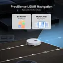 Roborock Q10 X5+ Robot aspirateur laveur avec station de vidage auto, 10000 Pa, PreciSense LiDAR, blanc image 6