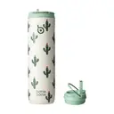 Bottle Bottle Stainless Steel Water Bottle 700ml with Straw and Lid Sports Insulated Metal Water Bottles with Handle (Sweet Oasis) image 0