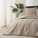 Meeallhome  Comforter Set  Tufted Comforter Set 200*200cm/50*75cm*2    khaki image 2