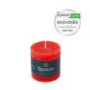 Spaas Pillar Candle Rustic Unscented Red D:7xH:7cm image 2