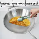 PURECOOK Triple-Ply Stainless Steel Cookware 4-Piece Set Series – 34cm 316 Stainless Steel Wok, 18cm 304 Stainless Steel Milk Pot (with Lid), 24cm 304 Stainless Steel Steamer & Soup Pot (with Lid and Steamer Insert), 28cm 304 Stainless Steel Frying Pan (Lid-Free)  zwilling image 5