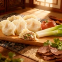 Kung Fu Lamb & Leek Dumplings 400g image 2