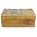Candlelight Decorative Box Vintage Fruits Mango Wood Rectangle image 1