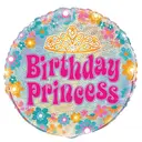 Unique Party Unique Prism Birthday Princess Balloon, 45cm image 0