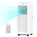 ELECCI Climatiseur Mobile 6000 BTU (1,8 kW), 4-en-1 Refroidissement/Déshumidification/Ventilation/Sommeil, Télécommande, Minuterie 24h, 16–30°C, Filtre Lavable, Kit Fenêtre, R290, Classe A image 1