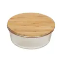 Maison by Premier Glass Container With Bamboo Lid 950ml image 1
